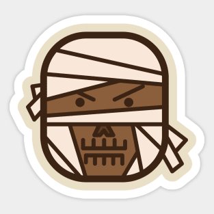 Doodle Mummy. Sticker